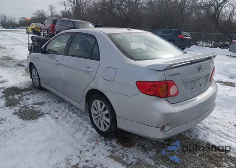 2009 Toyota Corolla S z USA, uszkodzony, nr VIN 2T1BU40EX9C124070